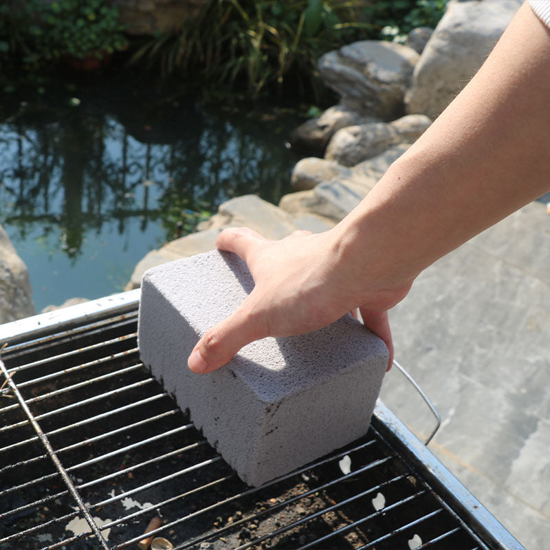 Natural Pumice Grill Griddle Cleaning Block Large Clearord